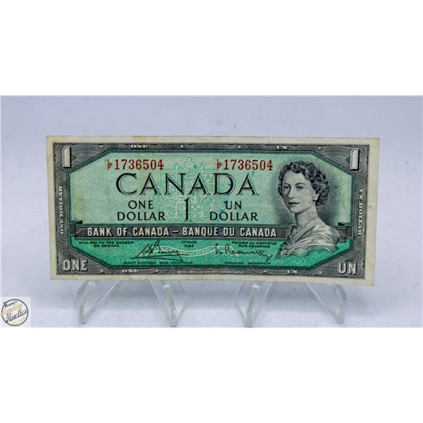 1954 CANADA $1 BILL