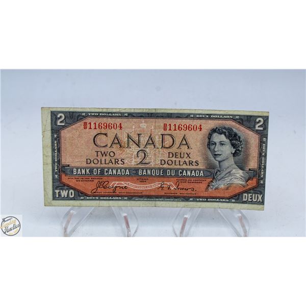 1954 CANADA $2 BILL