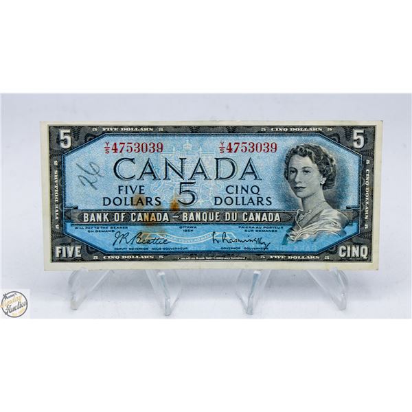 1954 CANADA $5 BILL
