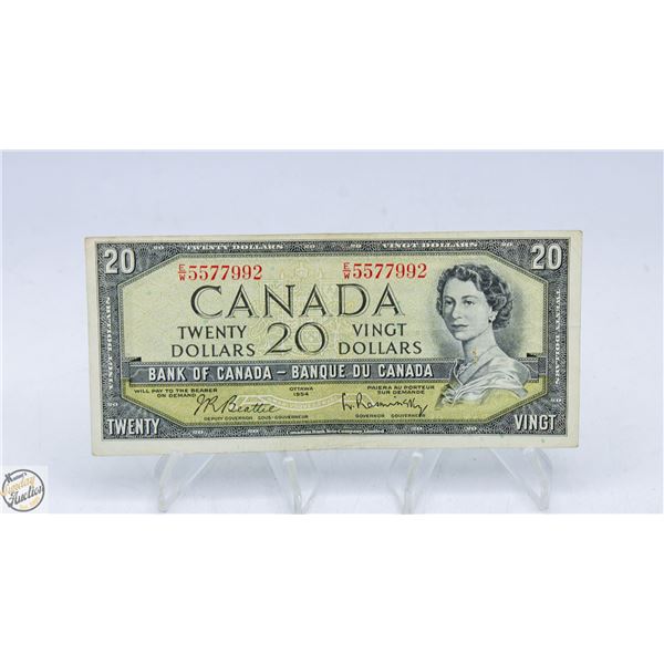 1954 CANADA $20 BILL