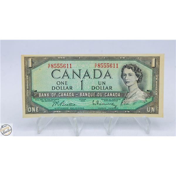 1954 CANADA $1 BILL