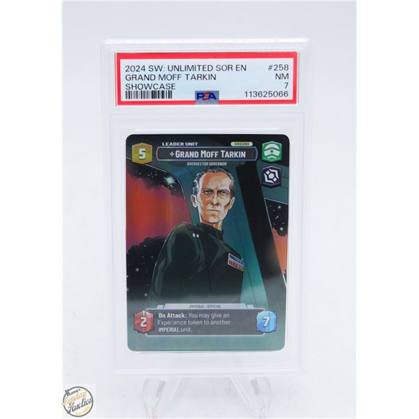 2024 STAR-WARS UNLTD SHOWCASE TARKIN PSA 7