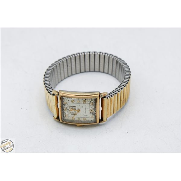 1940S TAVERNA GOLD PLT WATCH WORKS