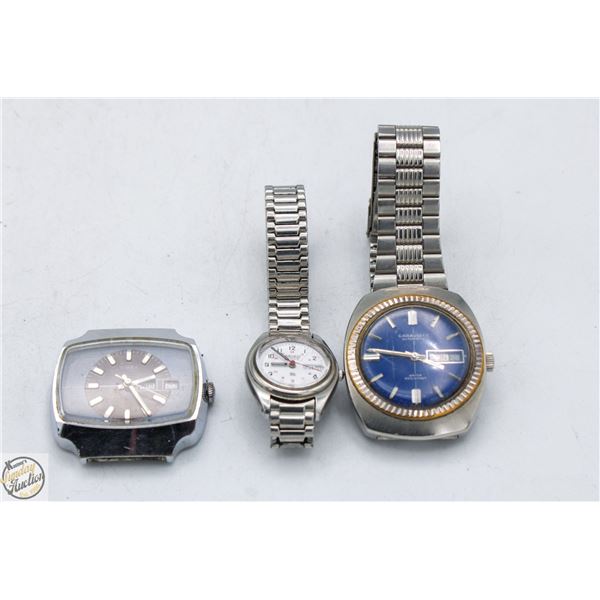 LOT OF VINTAGE WATCHES FOR REPAIR
