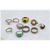 Image 1 : LOT ASSORTED VINTAGE ESTATE RINGS