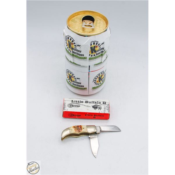 UNITED LITTLE BUFFALO POCKET KNIFE W BOX