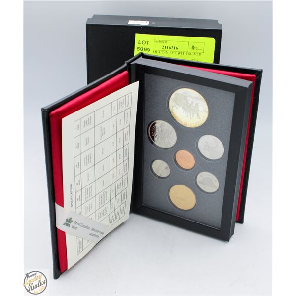 1992 PROOF COIN SET WITH SILVER DOLLAR