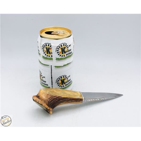 ANTIQUE BRITISH ANTLER HANDLED KNIFE