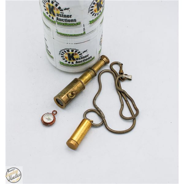 ANTIQUE MINIATURE BRASS PERISCOPES