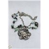 Image 1 : VINTAGE BEADED NECKLACE WITH LARGE PENDANT