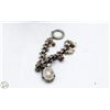 Image 1 : ANTIQUE SILVER CHARM BRACELET W CHARMS