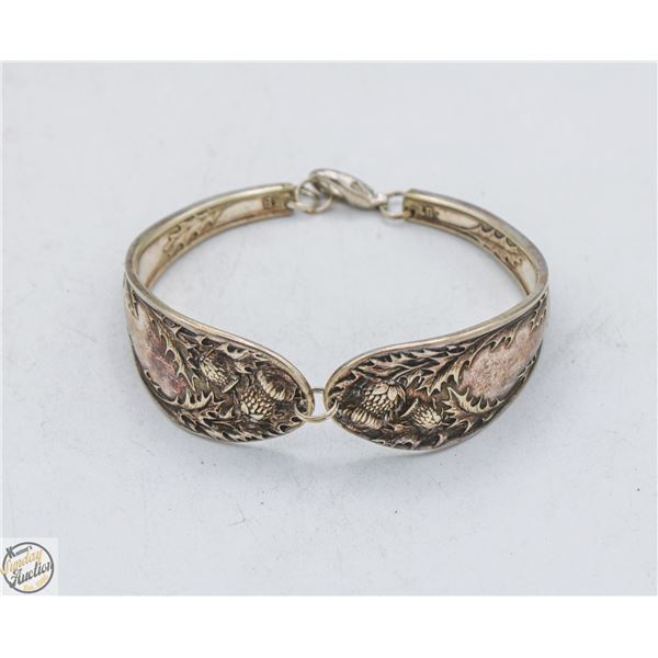 ARTIST MADE SILVER HANDLE BRACELET