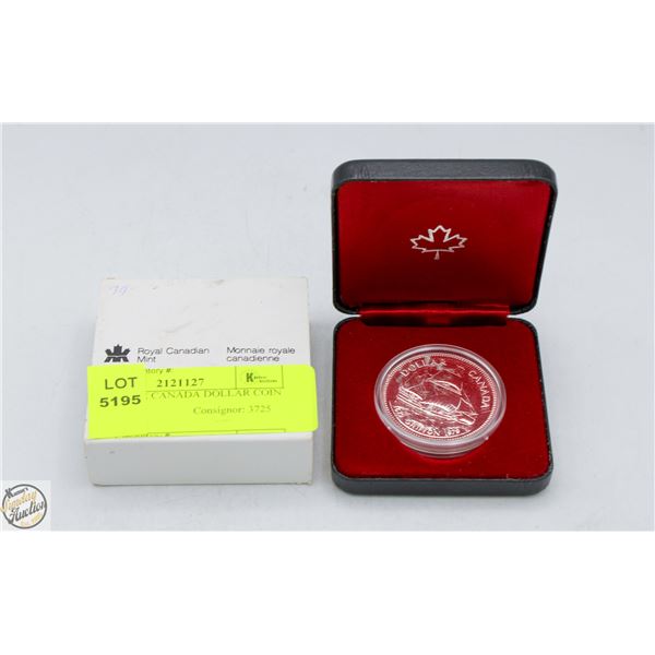 1979 SILVER CANADA DOLLAR COIN W CASE