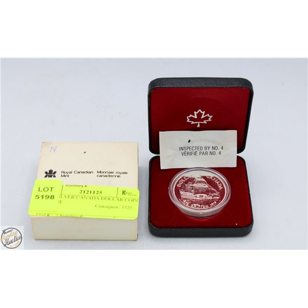 1979 SILVER CANADA DOLLAR COIN W CASE
