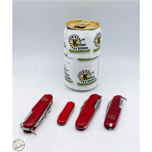 LOT OF FOUR UTILITY KNIVES