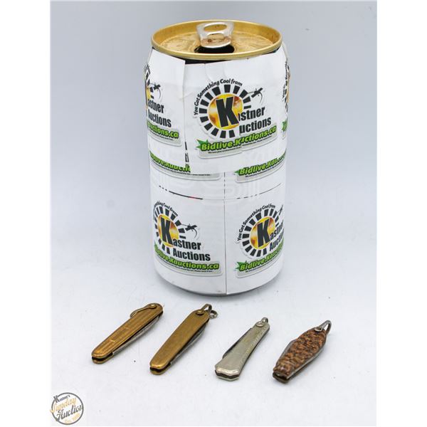 FOUR ANTIQUE POCKET KNIVES