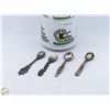 Image 1 : FOUR ANTIQUE STERLING SILVER SPOONS