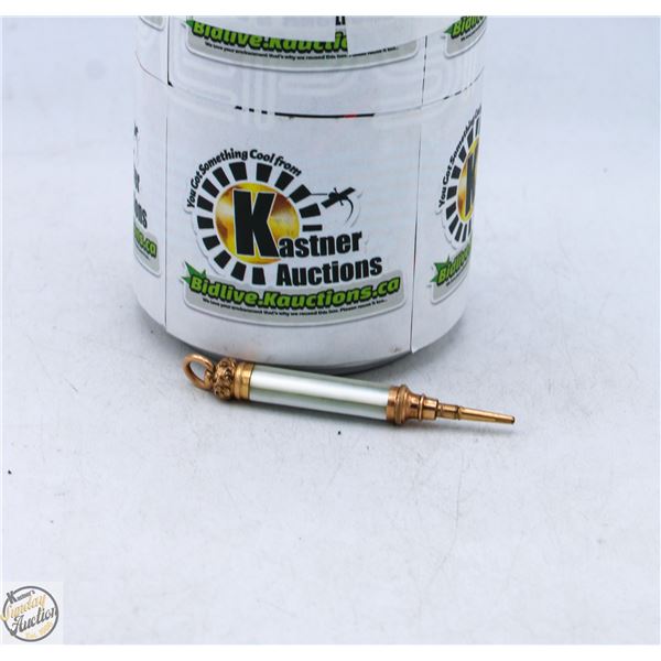 1800S GOLD AND SHELL PENCIL