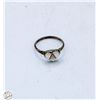 Image 1 : ANTIQUE SILVER HEART SHAPED RING