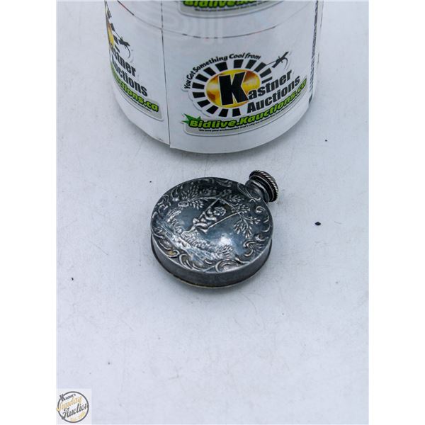 ANTIQUE STERLING SILVER SNUFF CONTAINER