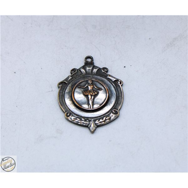 STERLING SILVER BALLERINA PENDANT