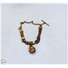 Image 1 : ANTIQUE GOLD TONE POCKET WATCH VEST CHAIN