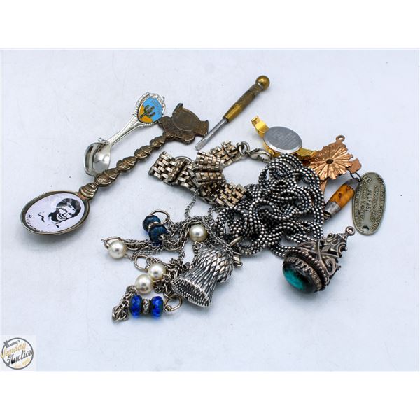 LOT ASSORTED ESTATE JEWELRY AND MORE