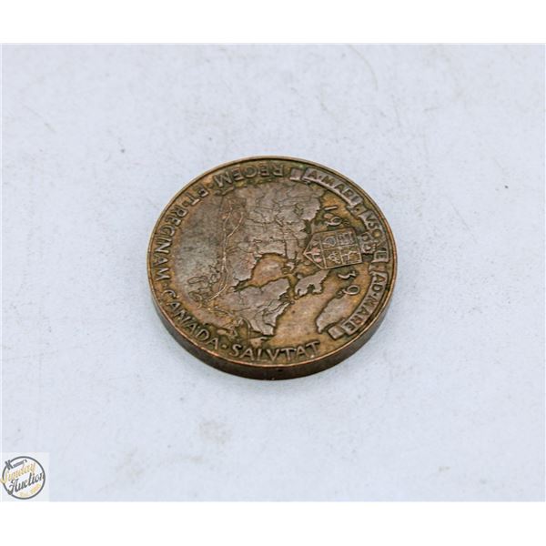 1936 KING GEORGE ROYAL TOUR COIN
