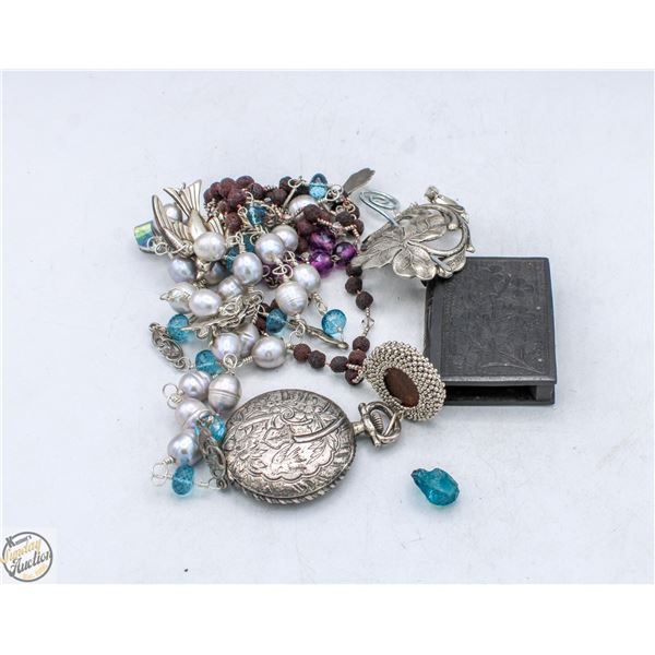 LOT ASSORTED VINTAGE ESTATE JEWELRY