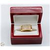 Image 1 : GENTLEMANS 14KT YEL.GOLD (31.4G)+DIAMONDS(24) RING