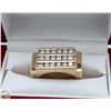 Image 2 : GENTLEMANS 14KT YEL.GOLD (31.4G)+DIAMONDS(24) RING