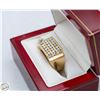 Image 3 : GENTLEMANS 14KT YEL.GOLD (31.4G)+DIAMONDS(24) RING