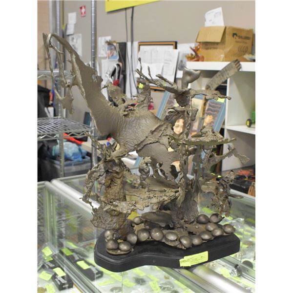 HARDENED MOLTON METAL ART ANT NEST CUSTOM PIECE