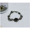 Image 1 : ANTIQUE SILVER ROSE BRACELET