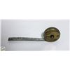 Image 1 : ANTIQUE BRASS RATCHETING MEASURING TAPE WORKS