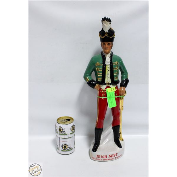 VINTAGE 1970 IRISH MIST SOLIDER LIQUEUR DECANTER