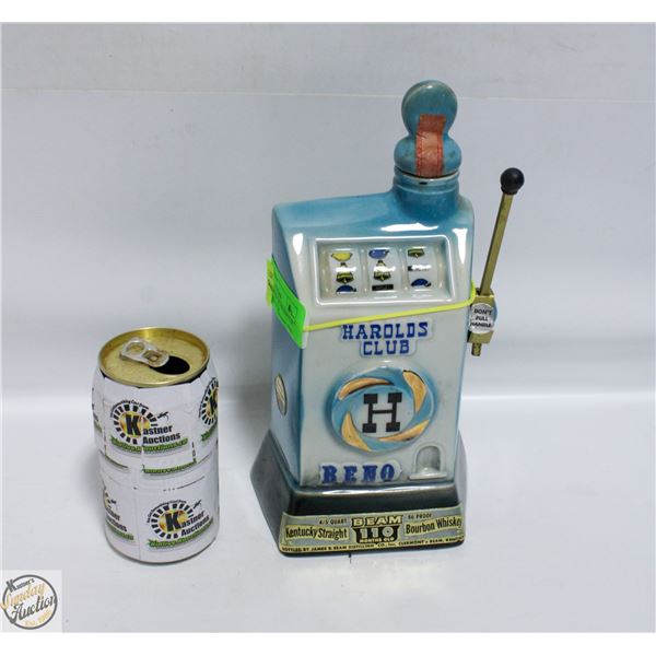 VINTAGE 1968 JIM BEAM HAROLDS CLUB SLOT MACHINE