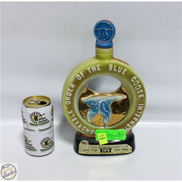 VINTAGE 1971 JIM BEAM THE BLUE GOOSE INTERNATIONAL