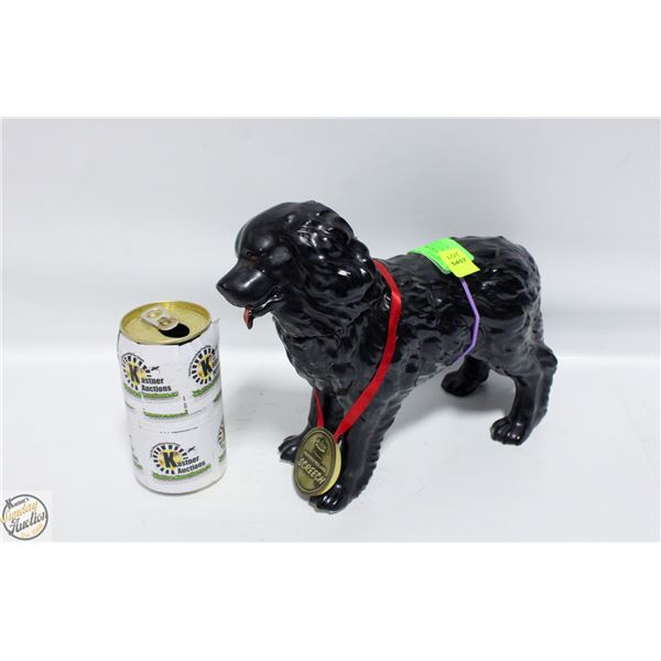 VINTAGE NEWFOUNDLAND DOG SCREECH RUM DECANTER