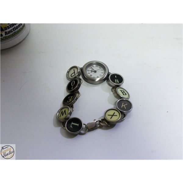 ANTIQUE TYPEWRITER KEY BRACELET