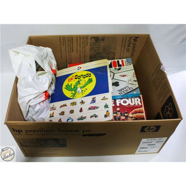 LOT OF ASSORTED VINTAGE BOARD GAMES