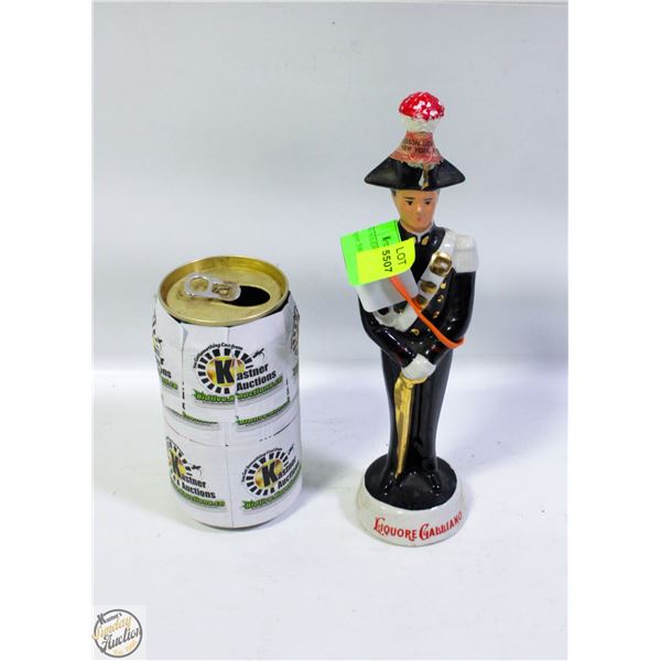 VINTAGE 1969 GALLIANO SOLIDER DECANTER FIGURINE