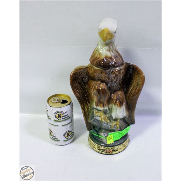 VINTAGE 1966 JIM BEAM AMERICAN BALD EAGLE DECANTER
