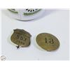 Image 1 : ANTIQUE BRASS CHAUFFEUR BADGES
