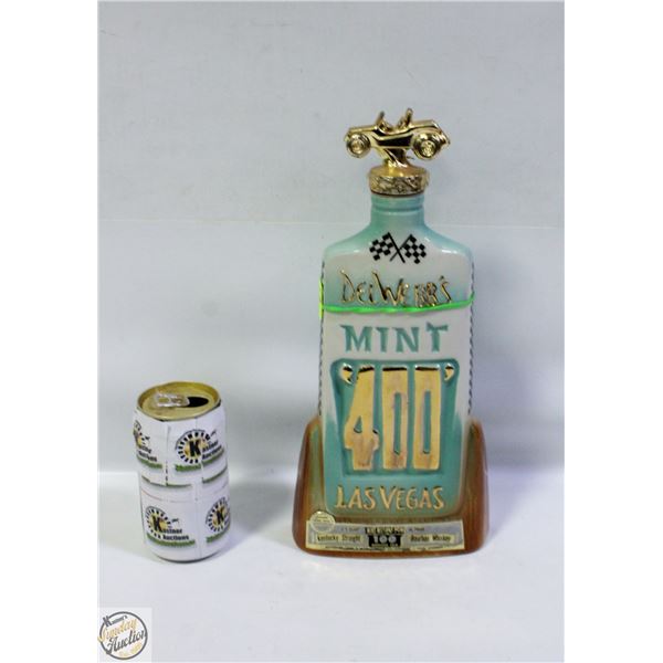 VINTAGE 1970 JIM BEAM DEL WEBBS MINT 400 LAS VEGAS