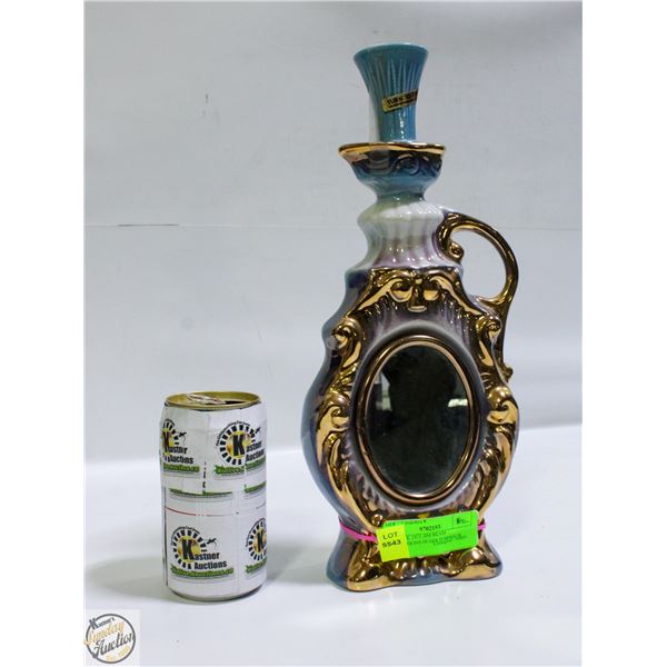VINTAGE 1975 JIM BEAM REFLECTIONS IN GOLD MIRROR