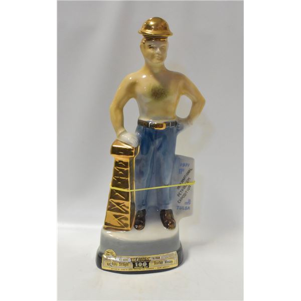 VINTAGE 1971 JIM BEAM TULSA DRILER INTERNATIONAL