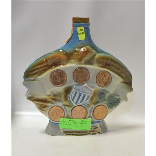 VINTAGE 1970 JIM BEAM FRANKLIN MINT DECANTER