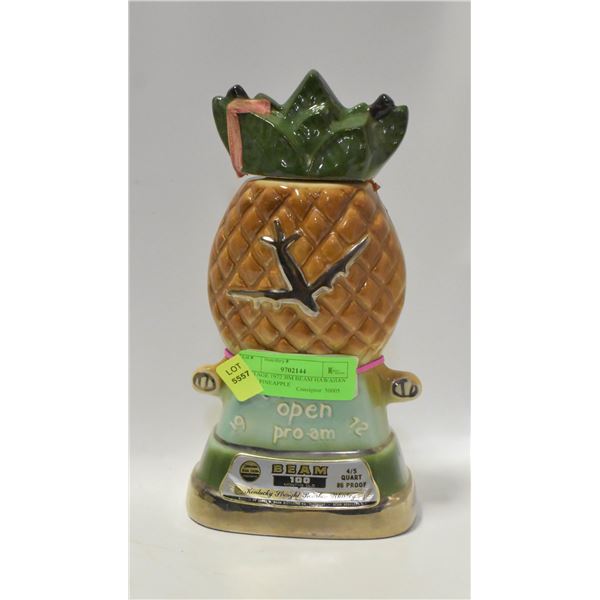 VINTAGE 1972 JIM BEAM HAWAIIAN OPEN PINEAPPLE