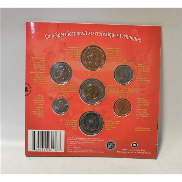 2006 MONTREAL CANADIANS COIN SET IN HOLDER